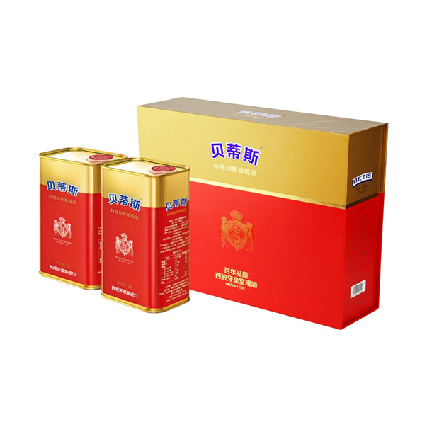 郑州团购橄榄油礼盒:1L*2瓶贝蒂斯原装西班牙进口