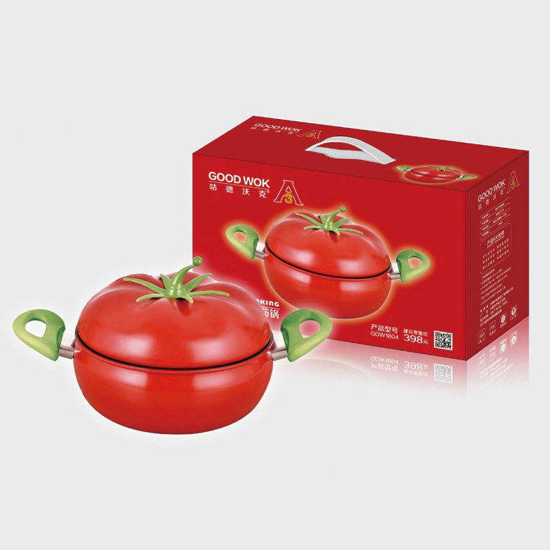 味动力番茄汤锅炒锅奶锅三件套送客户的收米直播平台下载安装纯铁不粘锅