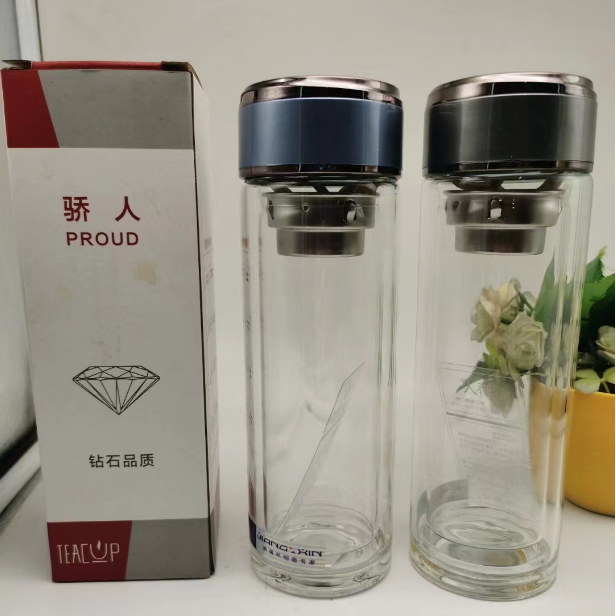 郑州骄人水杯玻璃杯办公杯可定制印logo