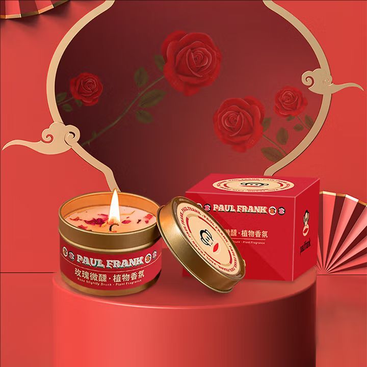 大嘴猴paul frank玫瑰微醺-植物香氛香薰室内 节日礼品创意伴手礼
