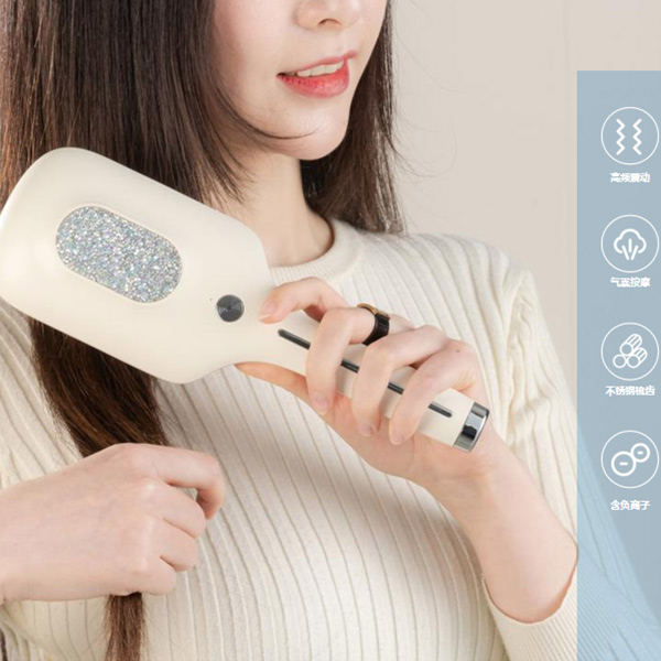 郑州艾摩师健发梳AMS-JS001G 按摩靠枕AMS-KB002G  U型按摩枕AMS-UZ002G艾摩师 弯头筋膜枪AMS-JM046G